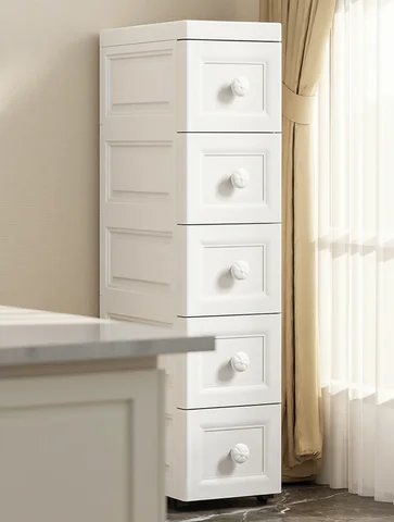 Caja organizadora estrecha para cocina y baño